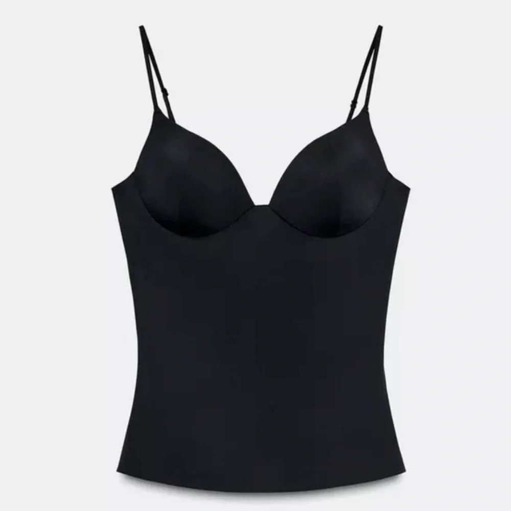 NWOT Zara Seamless Built-in Bra Cami | Small (US 2-4) | Perfect Condition - Picture 3 of 16